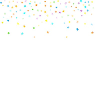 Rainbow Festive Confetti. Carnival Template. Colorful Star Falling. Beautiful Holidays Party. Little Tiny Multicolor Sprockets on White Background. Bright Vector Illustration. vector Rainbow Festive Confetti. Carnival Template. Colorful Star Falling. Beautiful Holidays Party. Little Tiny Multicolor Sprockets on White Background. Bright Vector Illustration. vector