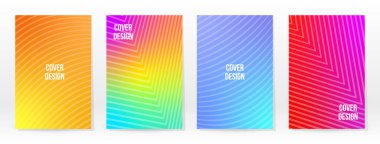 Asgari Poster. Pastel Soft. Gökkuşağı Gradyan Kümesi. Grafik Renk Arkaplanı. Bulanık ağ dokusu. Vektör Modern Banner. Soyut Parlak Duvar Kağıdı. Gradyan Teknoloji Kapağı. Mobil Şablon Tasarımı.