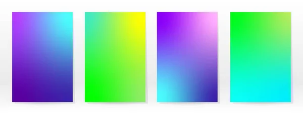 Минимальный Плакат Пастель Софт Rainbow Graham Set Графический Цвет Фона — стоковый вектор