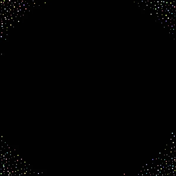 Блестящие Иринисцентные Звезды Голографическая Искорка Осенью Конфетти Райнбоу Спруктс Шини — стоковый вектор