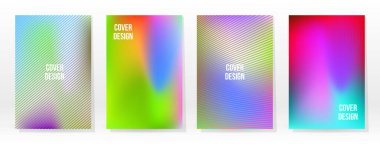Asgari Poster. Pastel Soft. Gökkuşağı Gradyan Kümesi. Grafik Renk Arkaplanı. Bulanık ağ dokusu. Vektör Modern Banner. Soyut Parlak Duvar Kağıdı. Gradyan Teknoloji Kapağı. Mobil Şablon Tasarımı.