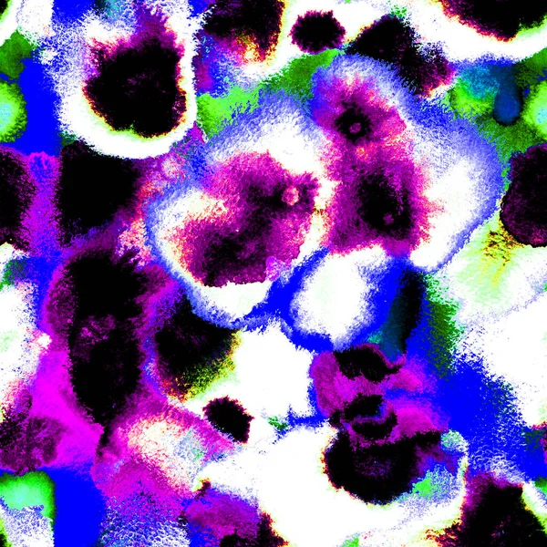 Surface Textile Surreal Psychedelic Texture Surreal Pattern Watercolor Staining Ikat — Stock Photo, Image