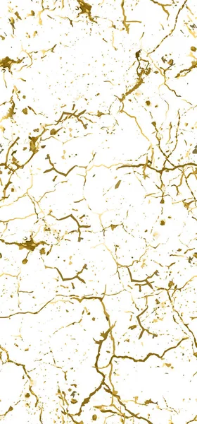 Distress Grunge Textur Elegantes Nahtloses Muster Gold Alt Retro Hintergrund — Stockvektor