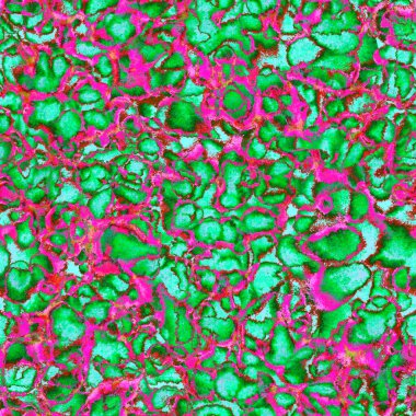 Suluboya el boyası kusursuz desen. Benekler, noktalar ve yırtık kenarlarla karıştırılmış illüstrasyon. Modern soyut arka plan. Tekstil, yüzey, moda, mayo tasarımı için sonu gelmeyen gerçeküstü desen.