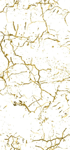 Distress Grunge Textur Elegantes Nahtloses Muster Gold Alt Retro Hintergrund — Stockvektor