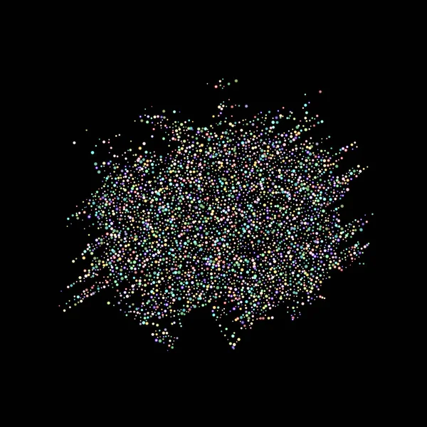 Třpytivé Zářící Hvězdy Holografické Sparkle Fall Confetti Rainbow Sprocket Shiny — Stockový vektor