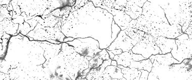 Kederli Grunge dokusu. Kusursuz desen. Eski Yarıton, Geçmişe Dönüş. Kırık, çatlak duvar dokusu. Çizilmiş, Dirt Print. Siyah ve Beyaz Grunge tarzı. Gürültü Kaba Tasarım. Vektör İllüstrasyonu.