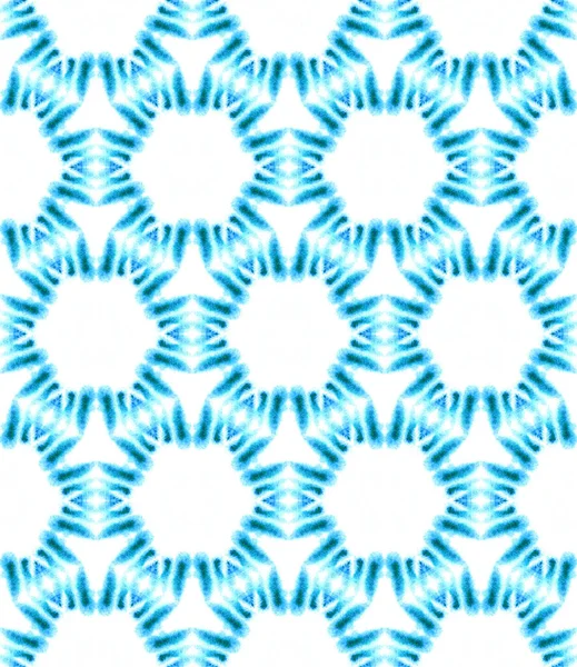 Géo Texture Peint Main Talavera Azulejos Espagne Islam Arabe Modèle — Photo