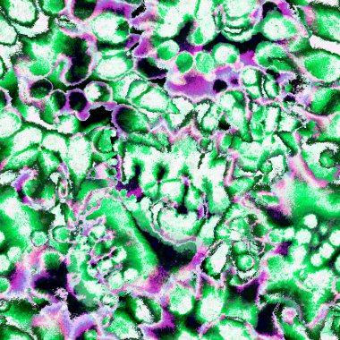 Islak ve pürüzsüz boya. Suluboya karışık resimlerle akan su sıçramaları, lekeler, noktalar, yırtık kenarlar. Tekstil, yüzey, moda, mayo ve modern tasarım için sonu gelmeyen soyut arka plan.