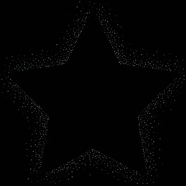 Błyszczące Gwiazdy Holograficzne Spadające Konfetti Sparkle Tęczowe Koło Zębate Błyszczące — Wektor stockowy