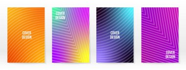 Asgari Poster. Pastel Soft. Gökkuşağı Gradyan Kümesi. Grafik Renk Arkaplanı. Bulanık ağ dokusu. Vektör Modern Banner. Soyut Parlak Duvar Kağıdı. Gradyan Teknoloji Kapağı. Mobil Şablon Tasarımı.