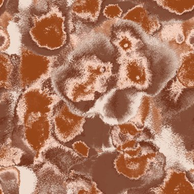 Suluboya Karışık Akan Noktalar, Noktalar, Yırtık Kenarlar. Gerçeküstü Desen Benekleri, Ikat. Tie Dye, Batik. Bitmek bilmeyen tekrarlayan süs. Tekstil, Yüzey, Moda, Mayo, Çamaşır, Kumaş İçin Sanat Arkaplanı.