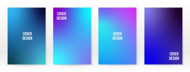 Asgari Poster. Pastel Soft. Mavi Gradyan Seti. Grafik Renk Arkaplanı. Bulanık ağ dokusu. Vektör Modern Banner. Soyut Parlak Duvar Kağıdı. Gradyan Teknoloji Kapağı. Mavi Mobil Şablon Tasarımı.