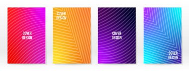 Asgari Poster. Pastel Soft. Gökkuşağı Gradyan Kümesi. Grafik Renk Arkaplanı. Bulanık ağ dokusu. Vektör Modern Banner. Soyut Parlak Duvar Kağıdı. Gradyan Teknoloji Kapağı. Mobil Şablon Tasarımı.