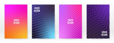 Asgari Poster. Pastel Soft. Gökkuşağı Gradyan Kümesi. Grafik Renk Arkaplanı. Bulanık ağ dokusu. Vektör Modern Banner. Soyut Parlak Duvar Kağıdı. Gradyan Teknoloji Kapağı. Mobil Şablon Tasarımı.