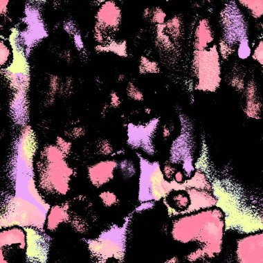 Islak, kusursuz desen. Moda baskısı. Kravat boyası, parmak izi katmanı, kravat boyası. Batik, El Çizimi Sonsuz Tekrarlayan Süs. Tekstil, Yüzey, Moda, Mayo, Çamaşır, Kumaş İçin Sanat Arkaplanı.