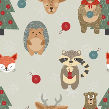 Tatil Karakteri Vektörü Kusursuz Desen. 