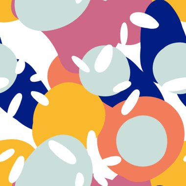 Parlak Sanat Botanik Vektörü Kusursuz Desen. 