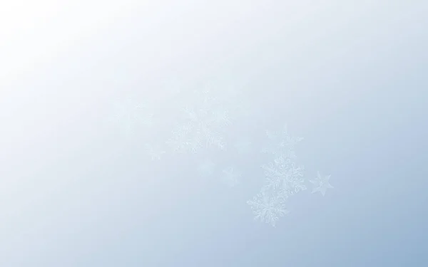 White Snowfall Vector Gray Background. Xmas Snow — Stock Vector