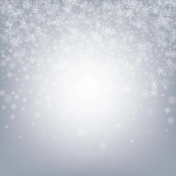 Серый вектор снега Серый фон. Абстрагируясь — стоковый вектор