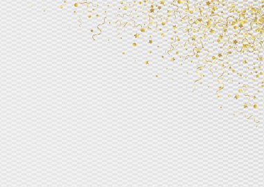 Sarı Sarmal Vektörü Şeffaf Kutla 