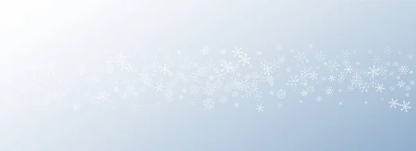 Silver Snow Vector Gray Background. Fantazie — Stockový vektor