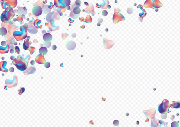 Color Bubbles Fashion Vector Transparent — Stock Vector