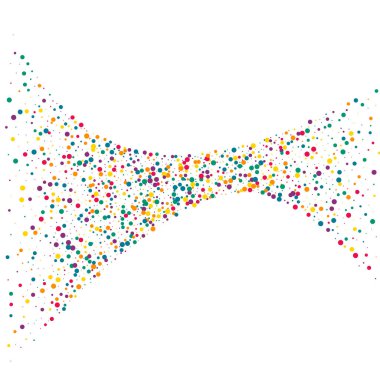 Beyaz Çember Soyut Beyaz Arkaplan. Kutla 