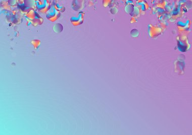 Hafif Kabarcık Dijital Vektörü Mavi Arkaplan. 