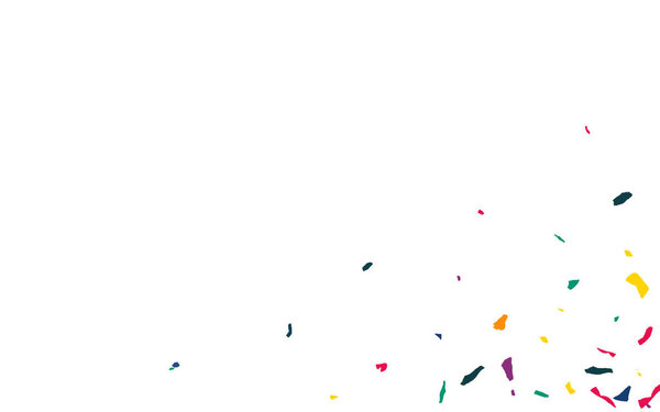 Радужная цветная бумага Happy White Background. 