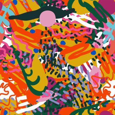 Pembe ve Sarı Çizim Yay Vektörü Kusursuz 