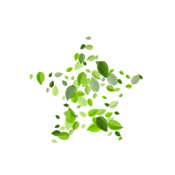 Green Greens Nature Vector Design. Feuillage tourbillonnant — Image vectorielle