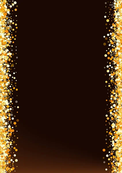 Gold Shine Rich Brown Dark Background. Art Glow — Stock Vector