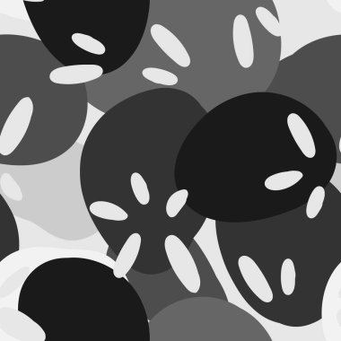 Gri Sanat Basit Vektör Kusursuz Desen. 