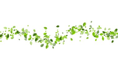 Bataklık Yaprağı Taze Vektör Duvar Kağıdı. Girdap Yeşiller 