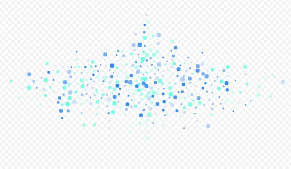 Вектор Украшения Бирюзового Конфетти Карточка Ромба Независимости Абстрактная Площадь Синий — стоковое фото