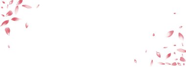 Pastel Şeftali Yaprağı Vektörü Panoramik Arkaplan. Renkli Sakura Taç Arkaplanı. Kiraz Yaprağı Gerçekçi Çerçevesi. Duvar kağıdı nilüfer yaprağı kapağı.