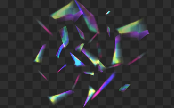 Regenbogen Brechungsvektor Transparenter Hintergrund Bright Lens Isolated Border Schillerndes Kaleidoskop — Stockfoto