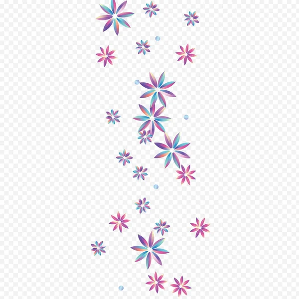 Blue Pink Inflorescence Art Transparent Background Color Flower Template Fun — Stock Photo, Image