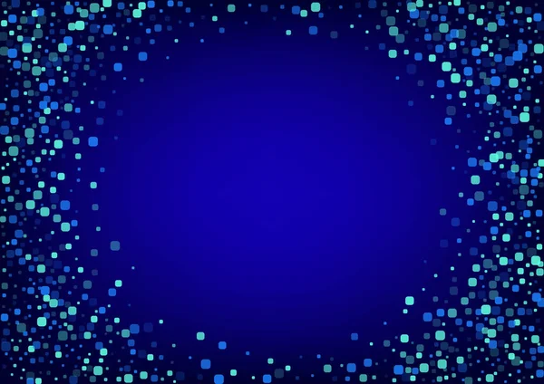 Blauw Deeltje Effect Blauwe Vector Achtergrond Viering Confetti Textuur Carnaval — Stockfoto
