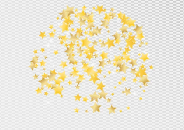 Guld Jul Stjärnor Vektor Transparent Bakgrund Skimmer Universum Illustration Sparkle — Stockfoto