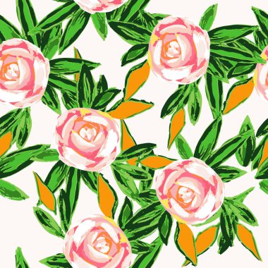 Pembe Şakayık İşaretli Vektör Kusursuz Desen. Lale Kumaşı Tasarımı. Mor Bahar Keçeli Kalem Kağıt Dokusu. Lotus Işık Duvar Kağıdı.