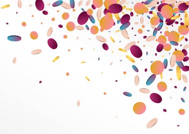 Hologram Polka Gri Arkaplanı Kutluyor. Çok renkli Soyut Nokta Kartı. Eğlenceli duvar kâğıdı. Sihirli Davet Arkaplanı.