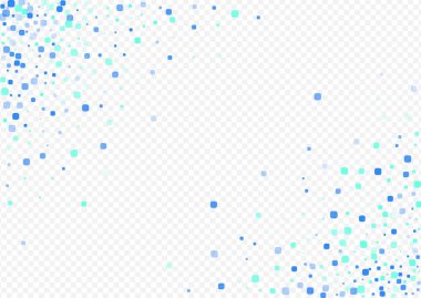 Mavi Rhombus Uçan Vektör Şeffaf Arkaplan. Bağımsızlık Hücre Deseni. Davetiye Kare Kartı. Turkuaz Kutlama Tasarımı.