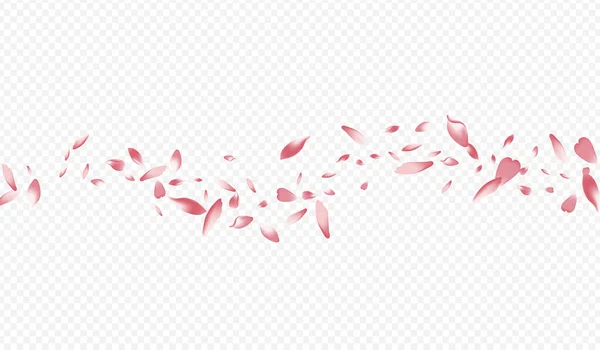 Прозрачный Фон Вектора Розового Листа Rose Fall Illustration Цветочный Флагман — стоковое фото