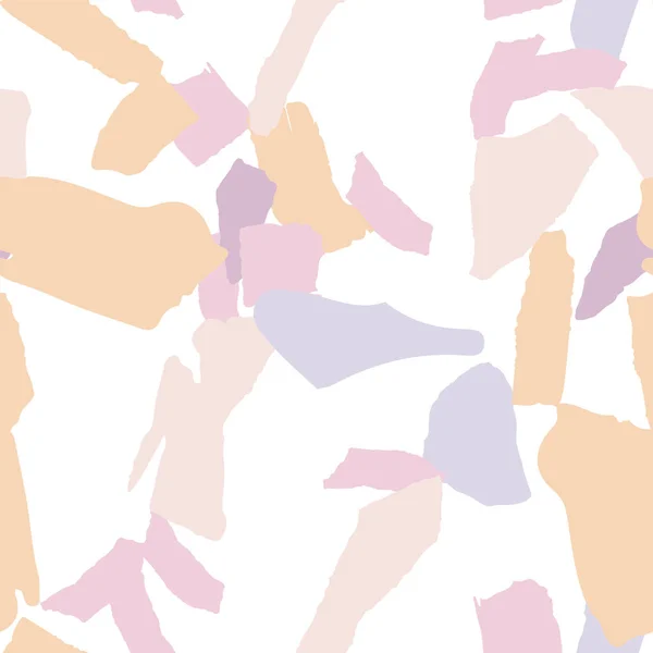 グレーとイエローとピンクのテラゾタイルベクトルシームレスパターン Pebble Terrazzo Wall Postcard 明るい花崗岩のデザイン — ストック写真