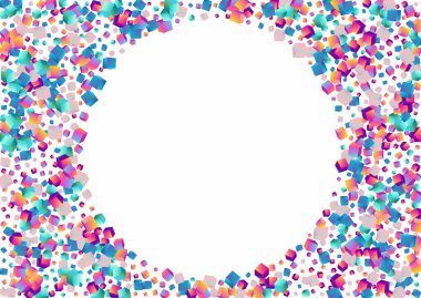 Parlak Element Vektörü Beyaz Arkaplan. Gradyan Yapı Tuğla Broşürü. Tarz Rhombus Şablonu. Yanardöner Çokgen 3D Desen.