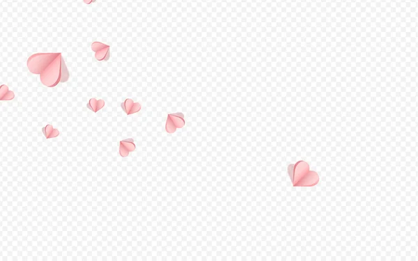 Maroon Color Confetti Vector Transparent Backgound Visual Papercut Border Pink — Stock fotografie