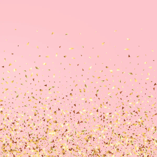 Yellow Confetti Light Vector Pink Background Festive Particle Banner Gold — Stock Photo, Image