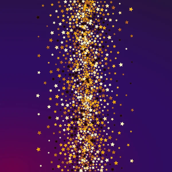 Universo Giallo Vettore Viola Sfondo Gold Celebration Star Texture Decorazione — Foto Stock